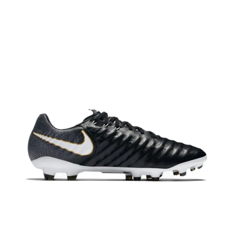 Nike TIEMPO LEGACY 3 Soccer Shoes Men Low-Top Black/Yellow/White-1