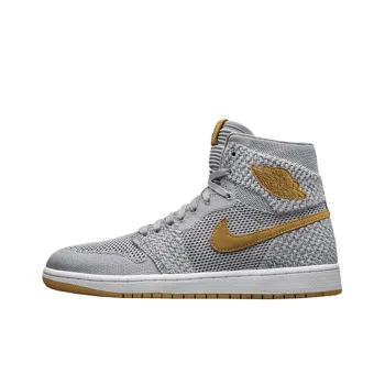 Jordan 1 Retro High Flyknit Wolf Grey