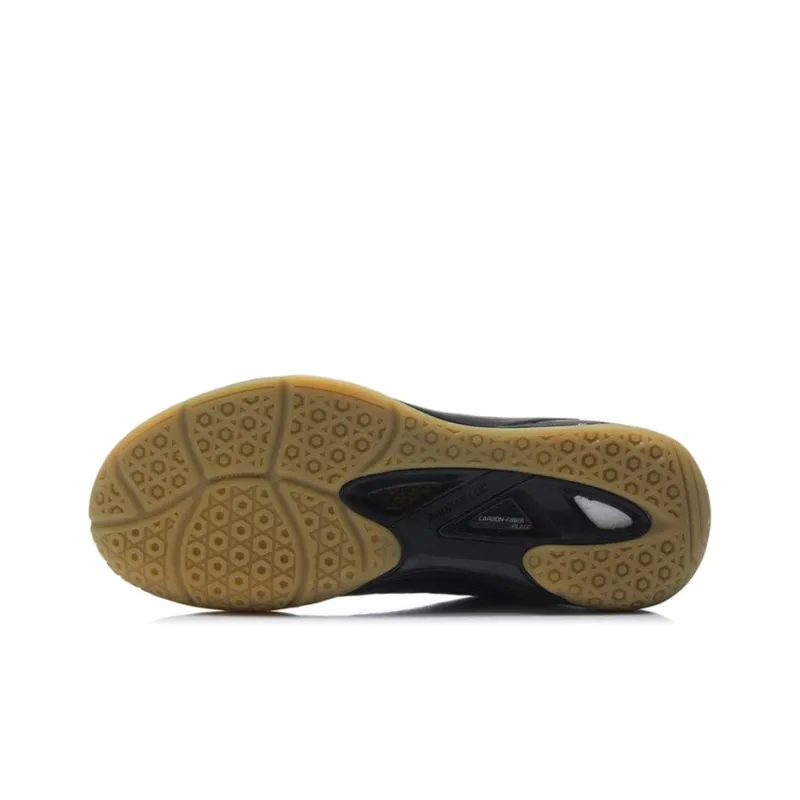 LiNing Cloud Thunder Cushioned Slip Resistant Abrasion Resistant Badminton Shoes Men's Black-4
