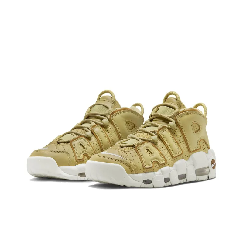 Nike Air More Uptempo Buff Gold Women's-2