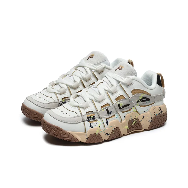 FILA FUSION Ade Barricade Sneakers 'White Brown'-1