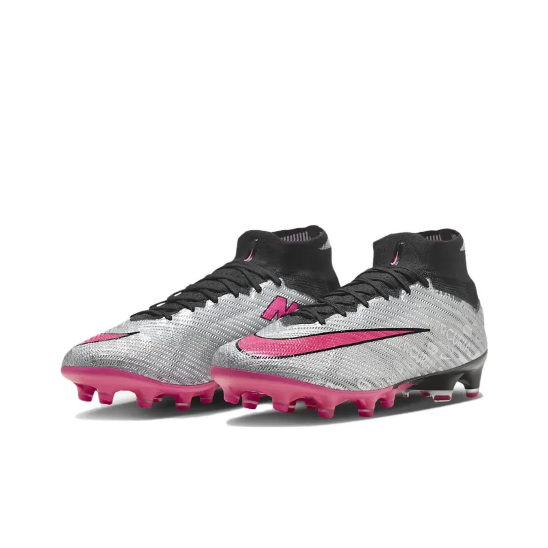 Nike Mercurial Superfly 9 Elite 25 AG-Pro 'Metallic Silver Hyper Pink'-2