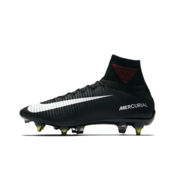 Nike Mercurial Superfly 5 Soccer Shoes Men High Top Black/White