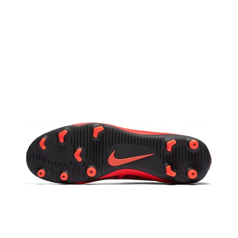 Nike Mercurial Victory FG Rubber Long Studs Cushioning Anti-Slip And Wear-Resistant Soccer Shoes Men's Red Black-5