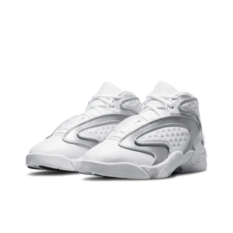 Jordan Og White Metallic Silver Women's-2