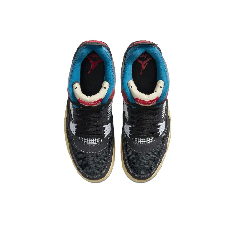 JORDAN 4 Retro Union Off Noir-3