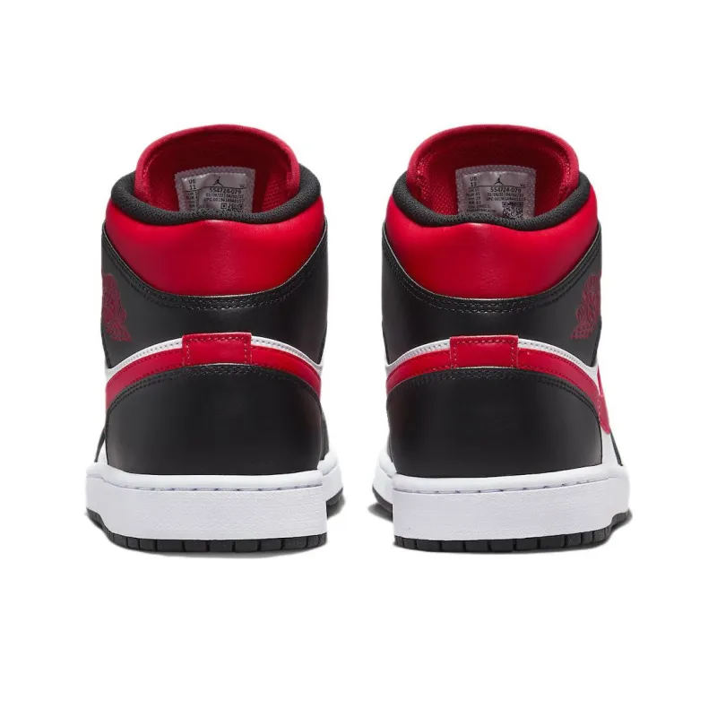 Air Jordan 1 Mid 'Bred Toe'-4