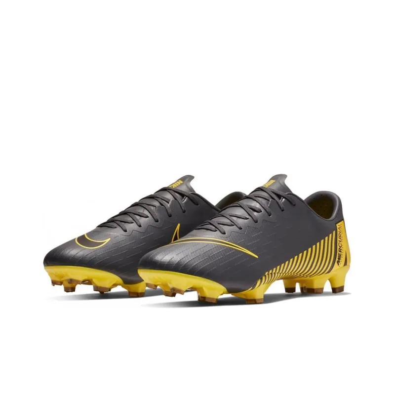 Nike Mercurial Vapor 12 Pro Fg Dark Grey Opti Yellow-2
