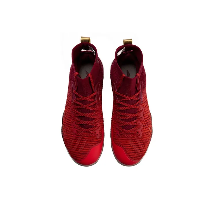 LiNing Ranger II Chameleon 2 Shock Absorbers Rebound High Top Badminton Shoes Unisex LINING Red-2