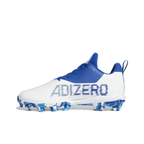 Adidas Adizero MD Soccer Shoes Men Low-Top White/Blue