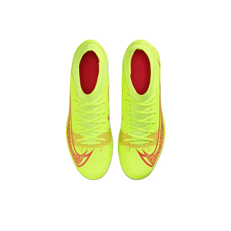 Nike Mercurial Superfly 8 Club Tf Turf Soccer Shoes Yellow-3