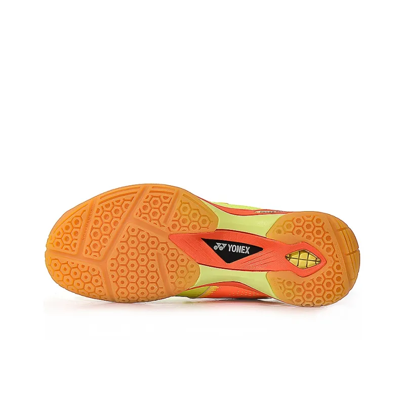 YONEX Anti-Slip Wear-Resistant Low-Top Badminton Shoes Unisex Acid Yellow-3