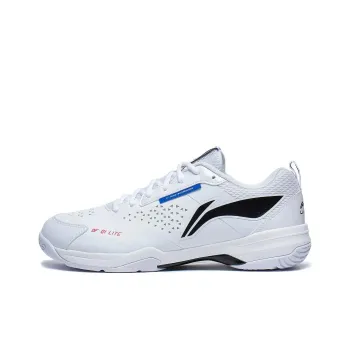 LiNing Blade Lite Cushioned Slip Resistant Abrasion Resistant Low Top Badminton Shoes Unisex Standard White