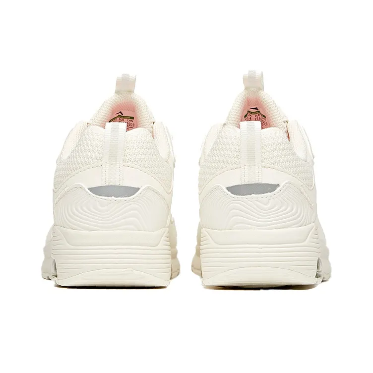 Anta Variety Training Collection Slip Resistant Cushioning Abrasion Resistant Low Top Training Shoes Women's White-3