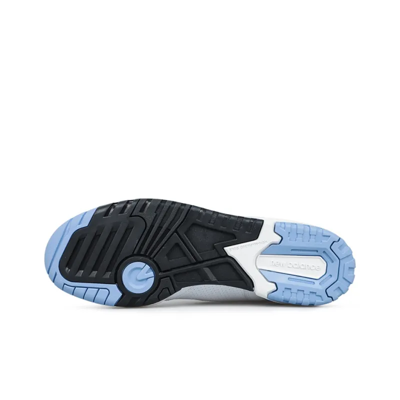 New Balance 550 Unc White University Blue-4