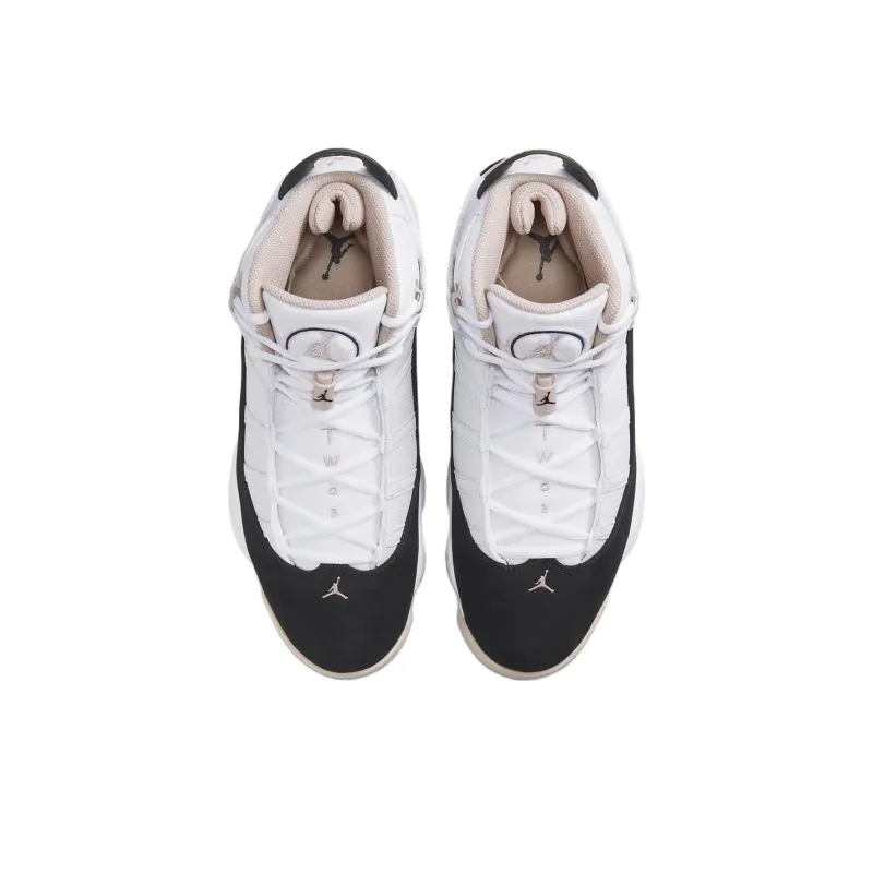 Jordan 6 Rings White Fossil Stone Black-3