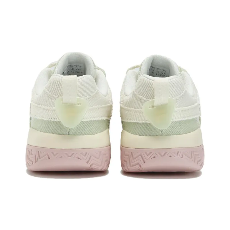 FILA Barricade Basketball Shoes 'White Green Pink' Women's-3