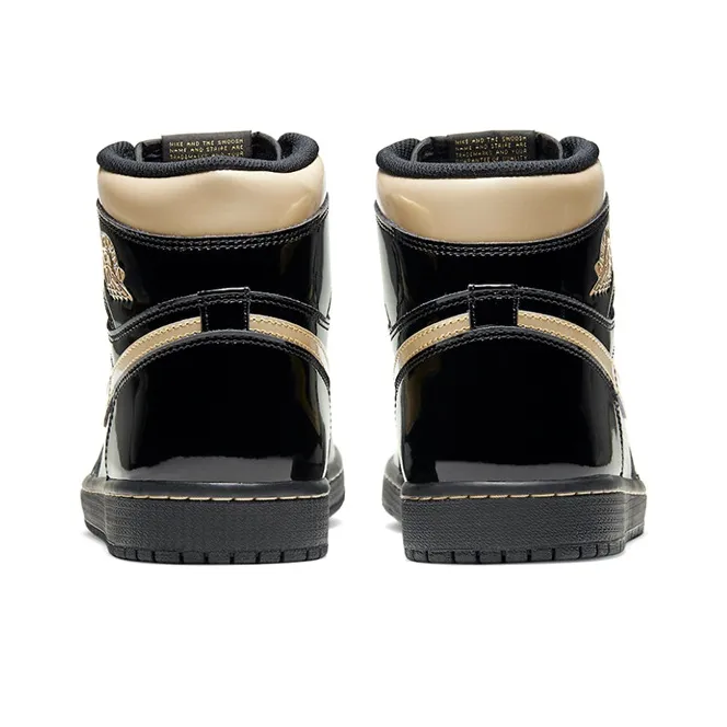 Jordan 1 Retro High Black Metallic Gold 2020-4