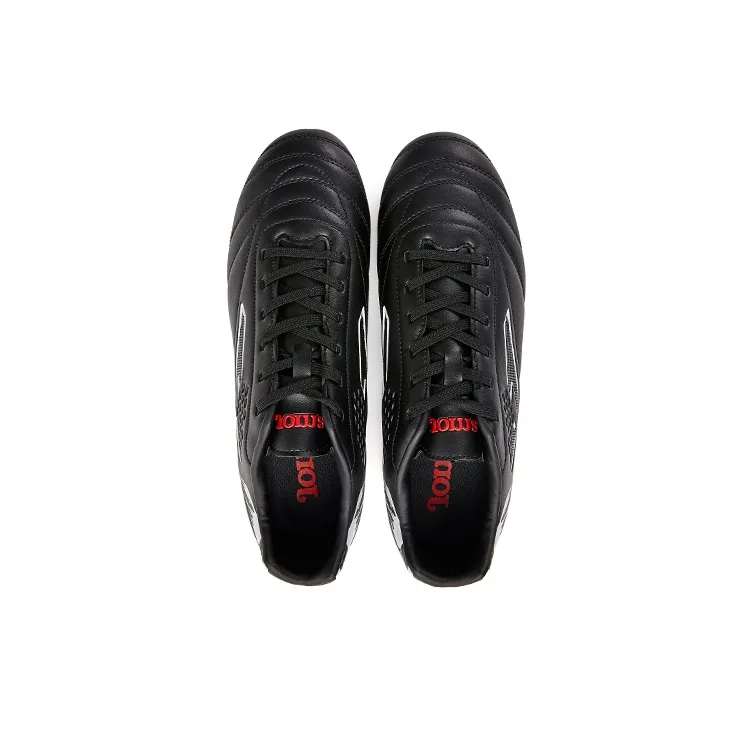 Joma MG Multi Ground Anti Slip Wear Resistant Soccer Shoes Men's Black-4