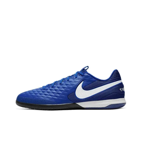 Nike Tiempo Legend 8 Soccer Shoes Unisex Low-Top Blue/White Black