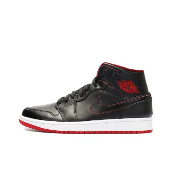Jordan 1 Retro Mid Black Red White