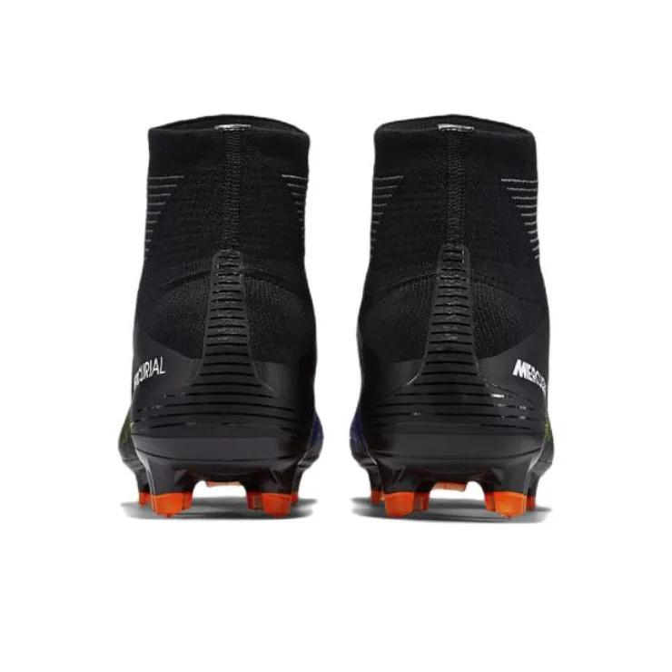 Nike Mercurial Superfly 5 FG Rubber Long Studs Natural Ground Cushioning Anti Slip And Wear Resistant Soccer Shoes-4