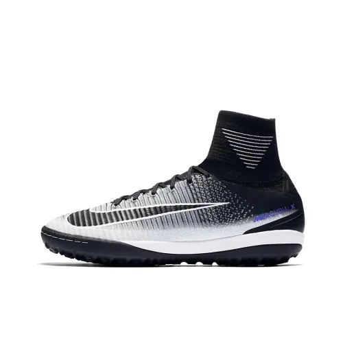 Nike Mercurialx Proximo 2 Soccer Shoes Men High-Top Black/White/Purple