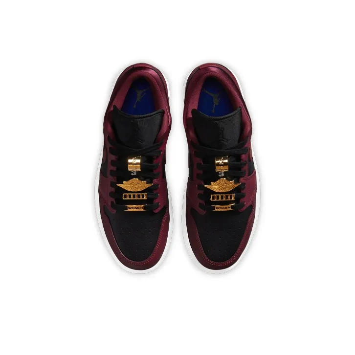 Jordan 1 Low Dark Beetroot Black Women's-3