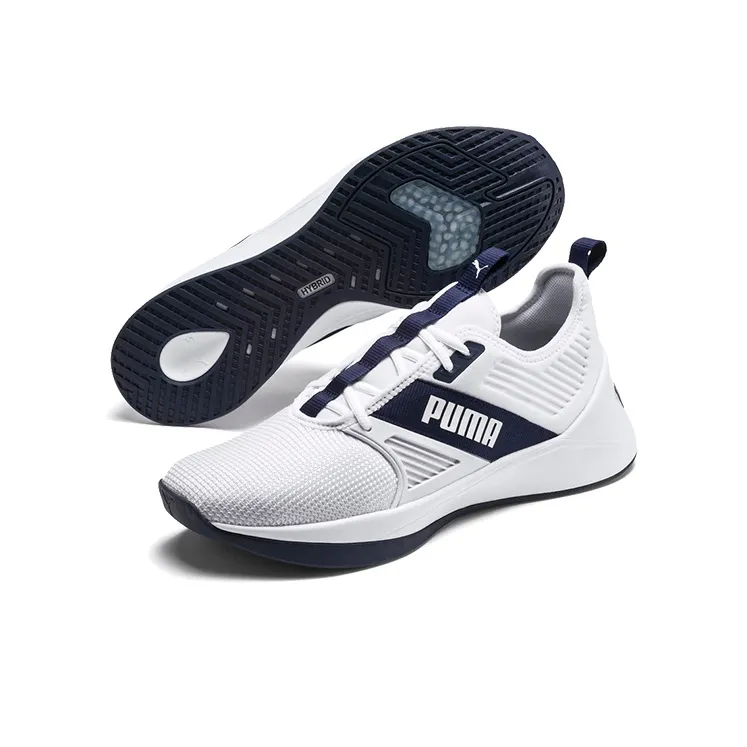 PUMA Jaab Xt Pwr Cushioning Wear-Resistant Low-Top Training Shoes Men's White Black-2