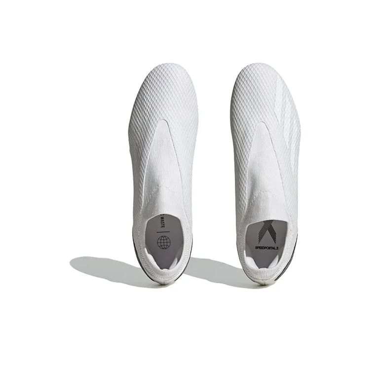 Adidas Speedportal.3 Laceless Fg Cloud White Core Black-4