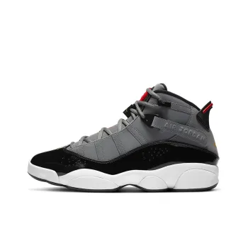 JORDAN 6 Rings Smoke Grey Black Red Gold