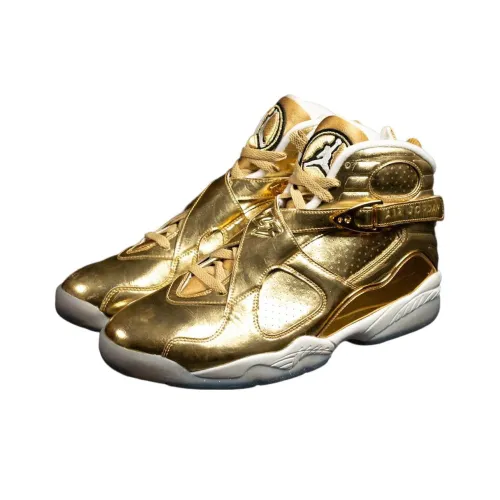 Jordan Air label jordan 8 OVO 'Gold' Cushioning Anti Slip And Wear Resistant High Top Buty label jordan MA2 Brązowy Gold