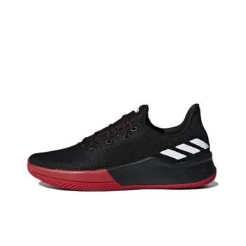 Adidas Neo Spd Takeover Wear-Resistant Low-Top Vintage Basketball Shoes Men's Black Red