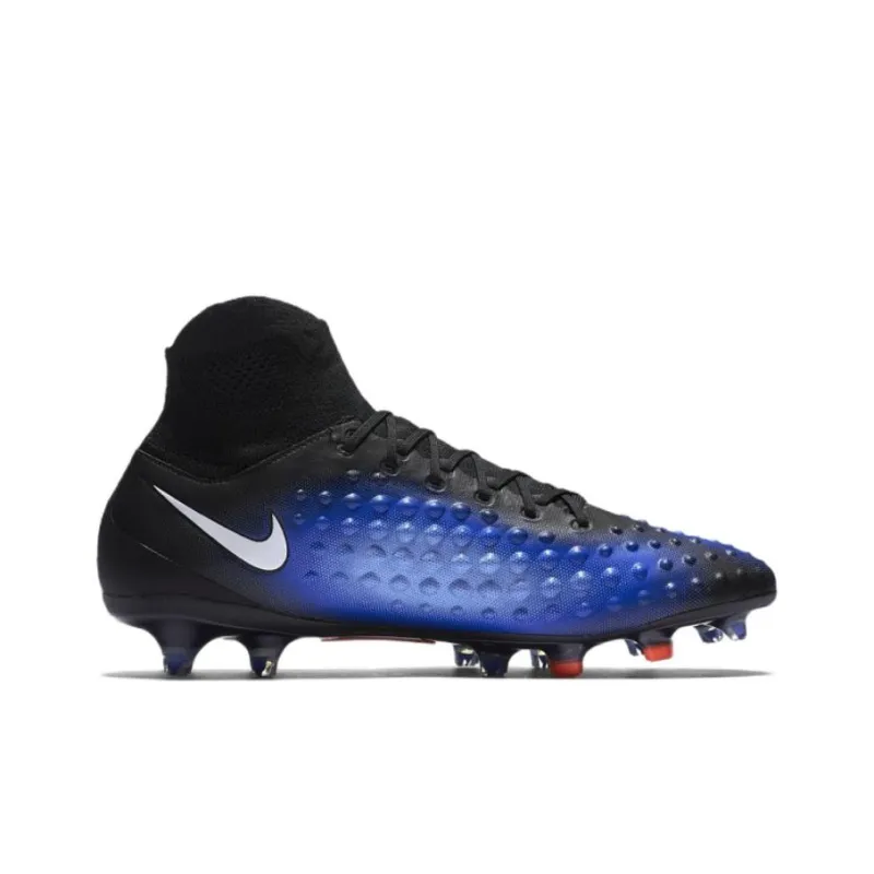 Nike Magista Obra 2 Soccer Shoes Men High-Top Black/Blue-1