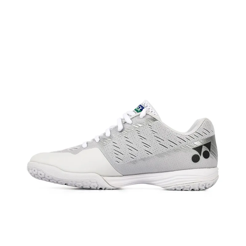 YONEX Power Cushion Badminton Shoes Women's Low Top White Gray Silver-1