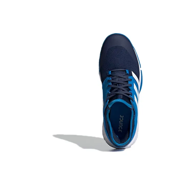 Adidas Court Team Bounce Badminton Shoes Men Low Top Blue/Black-4