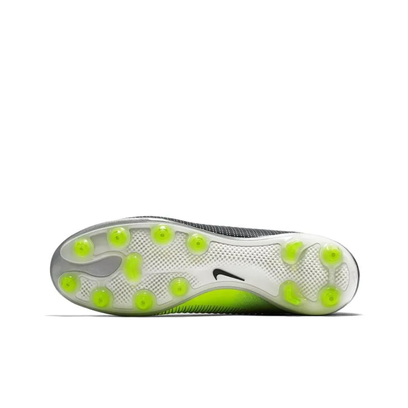 Nike AG Rubber Short Studs Cushioning Anti-Slip And Wear-Resistant Soccer Shoes Men's Black Green-5