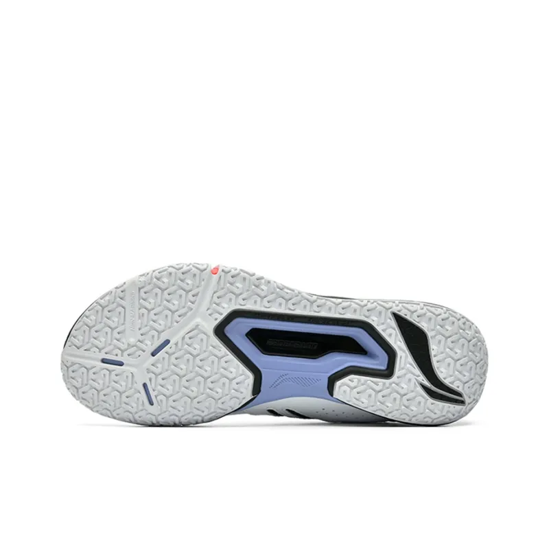 LiNing II LITE Comfortable Breathable Low Top Badminton Shoes Unisex Black White-4