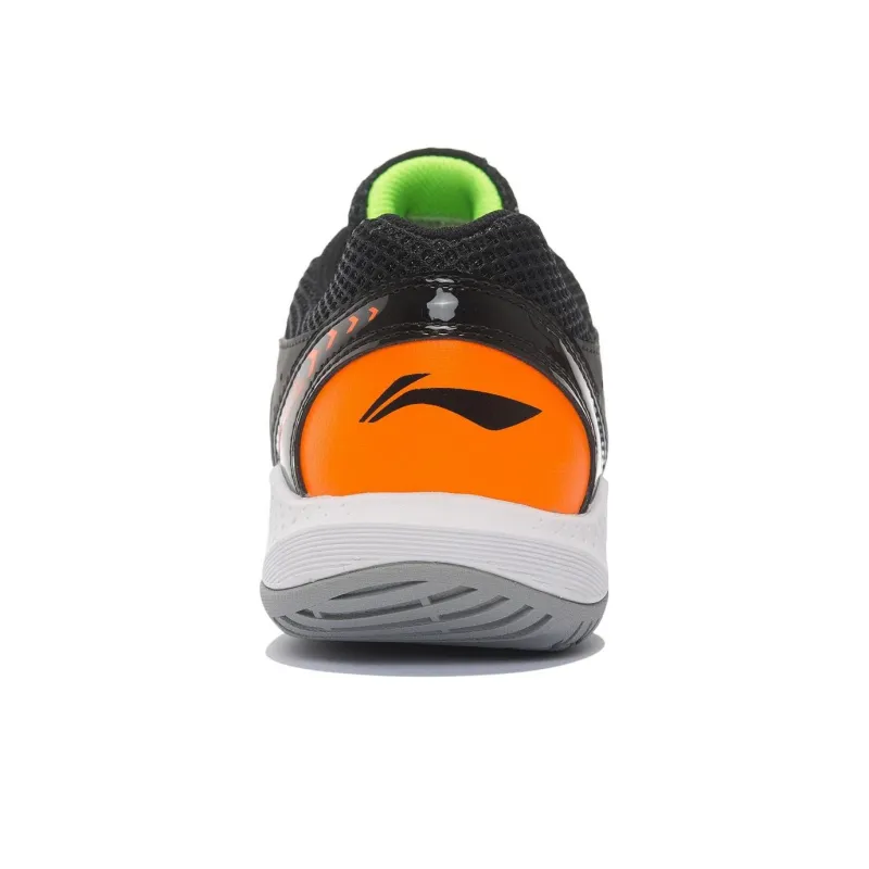 LiNing Thunder Series Training Anti Slip And Wear Resistant Breathable Low Top Badminton Shoes Unisex Black-5