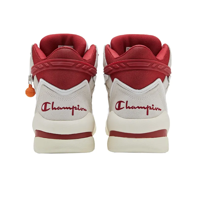 Champion Champ '95 Rice High Top Vintage Basketball Shoes Women's Flame Red-3