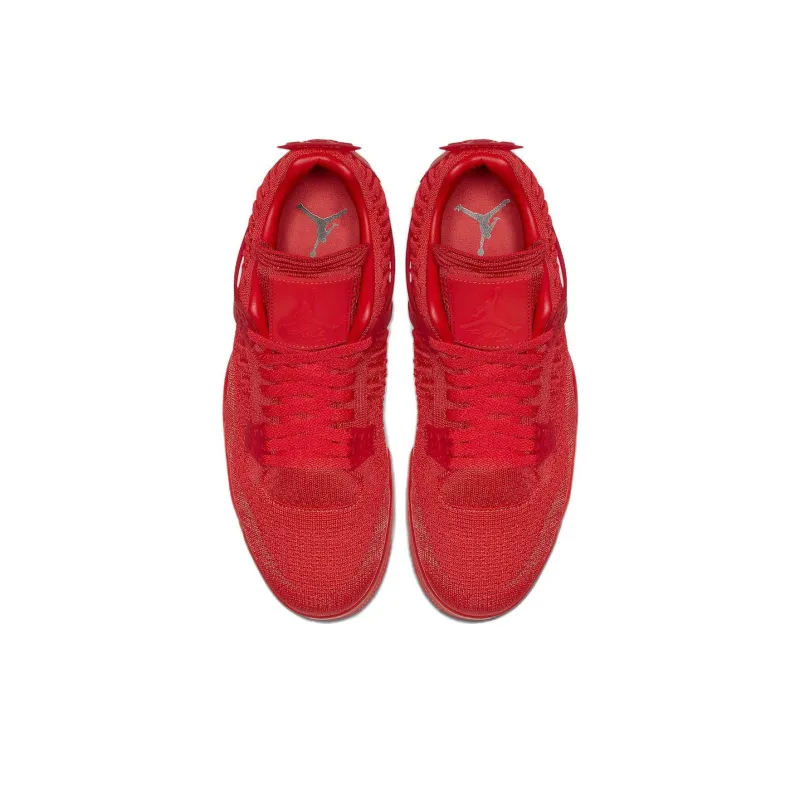 JORDAN 4 Retro Flyknit Red-3