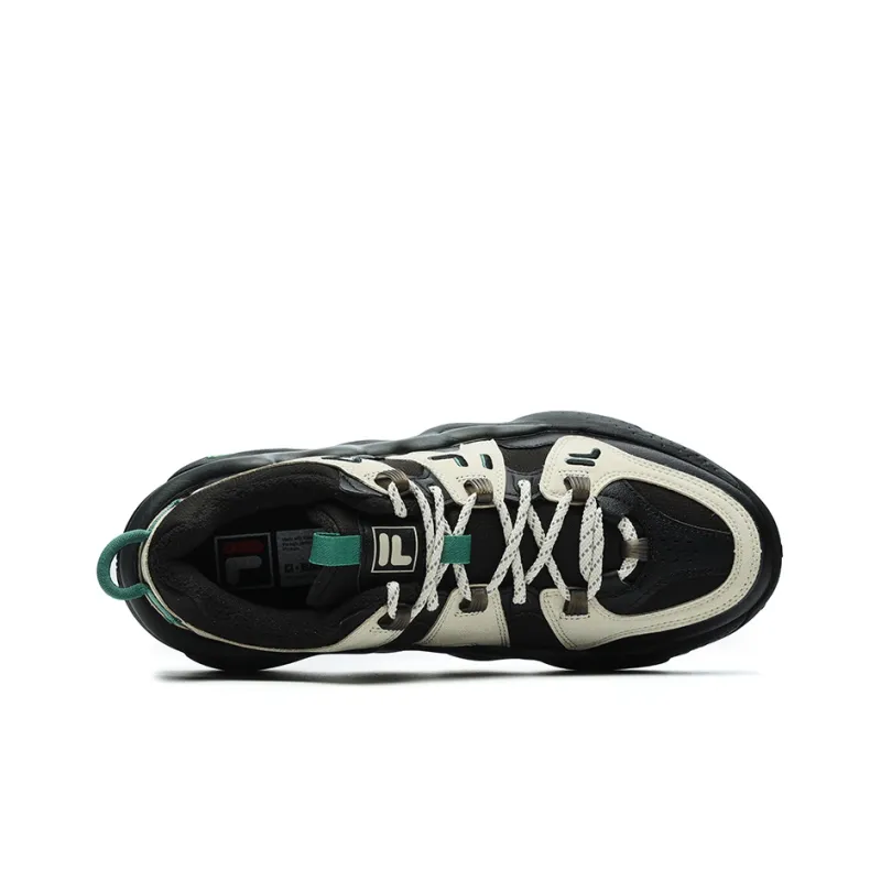FILA Panini Low Top Vintage Basketball Shoes Men's Black Oat-3
