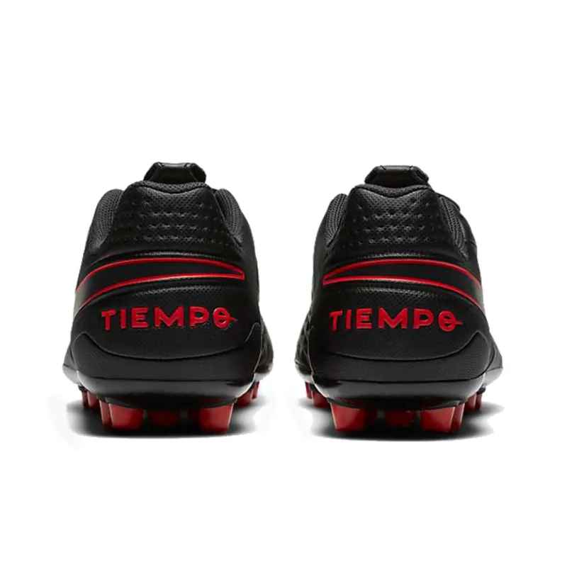 Nike Tiempo Legend 8 Academy Ag Artificial Grass 'Black Red'-4