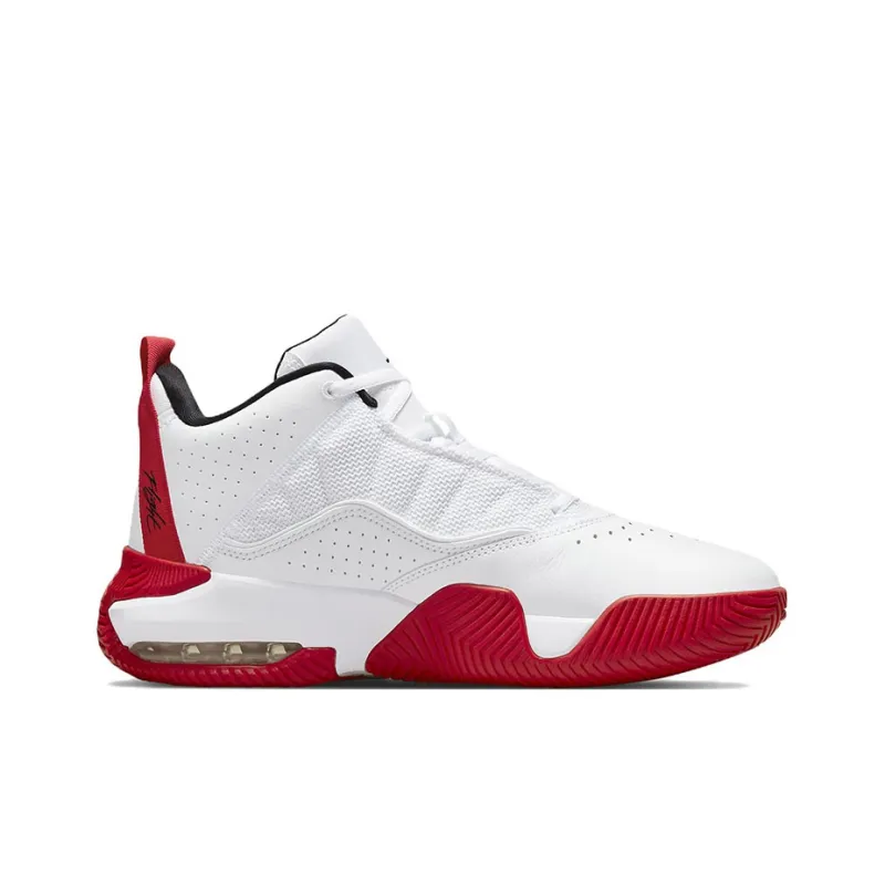 JORDAN Stay Loyal 'White University Red'-1