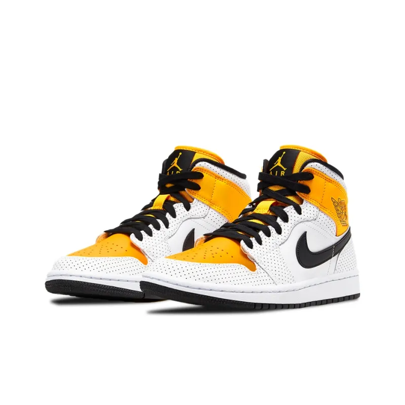 Jordan 1 Mid Laser Orange Women's-2