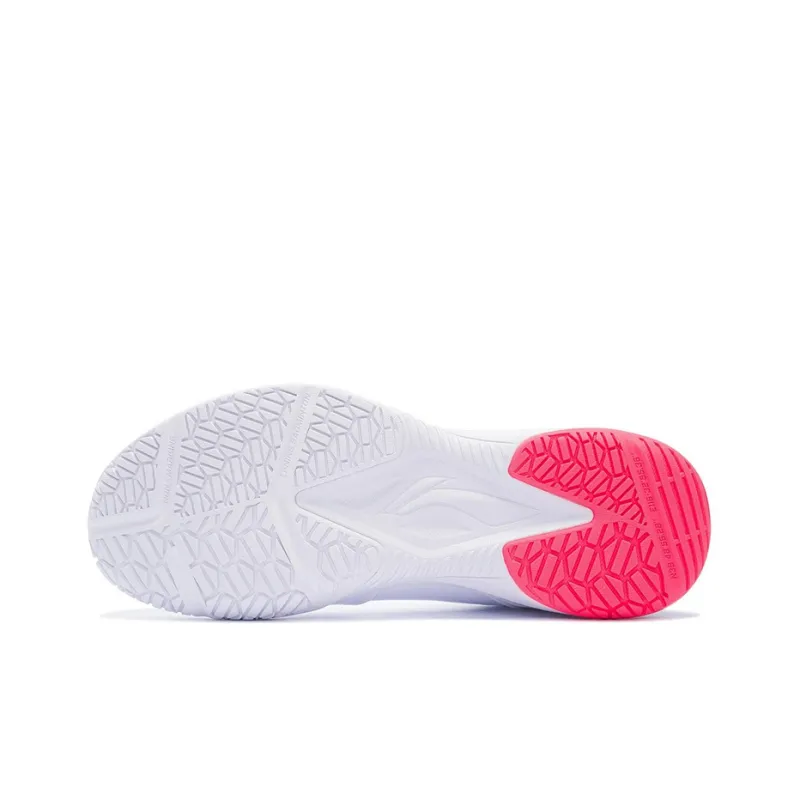LiNing Thunder Series Training Anti Slip And Wear Resistant Coverage Support Low Top Badminton Shoes Unisex White-6