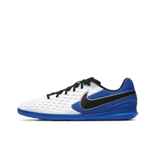 Nike Tiempo Legend 8 Soccer Shoes Men Low-Top White/Blue