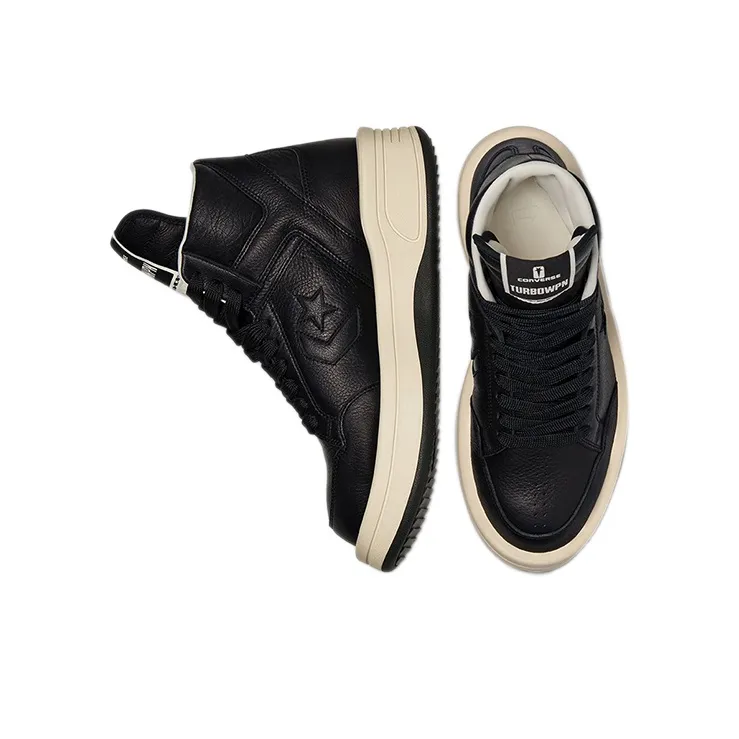 Converse Rick Owens X Drkshdw Turbowpn Mid 'Black Cloud Cream'-4