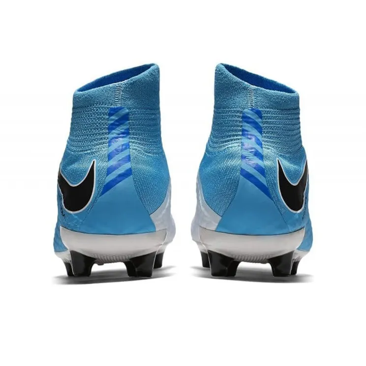 Nike Hypervenom Phantom 3 Soccer Shoes Men Mid-Top Blue/Gray-4