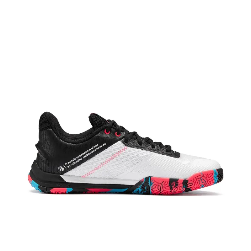 LINING Badminton Shoes Unisex Low Top White/Black/Blue/Red-1